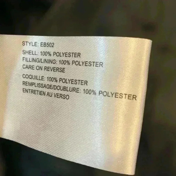 Eddie Bauer Quilted Puff Jacket Women's Size Medium Front Snap Button Pockets - Picture 10 of 10